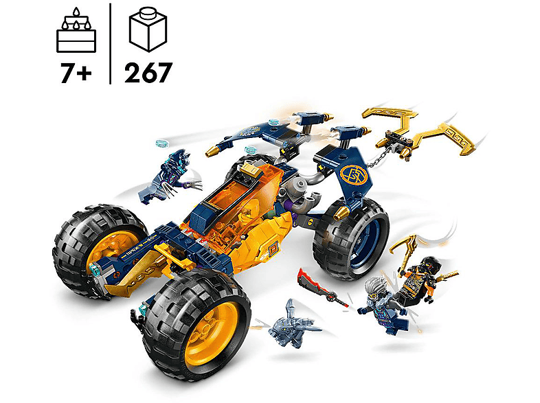 Thumbnail - LEGO Ninjago 71811 Arins Ninja-Geländebuggy Bausatz, Mehrfarbig
