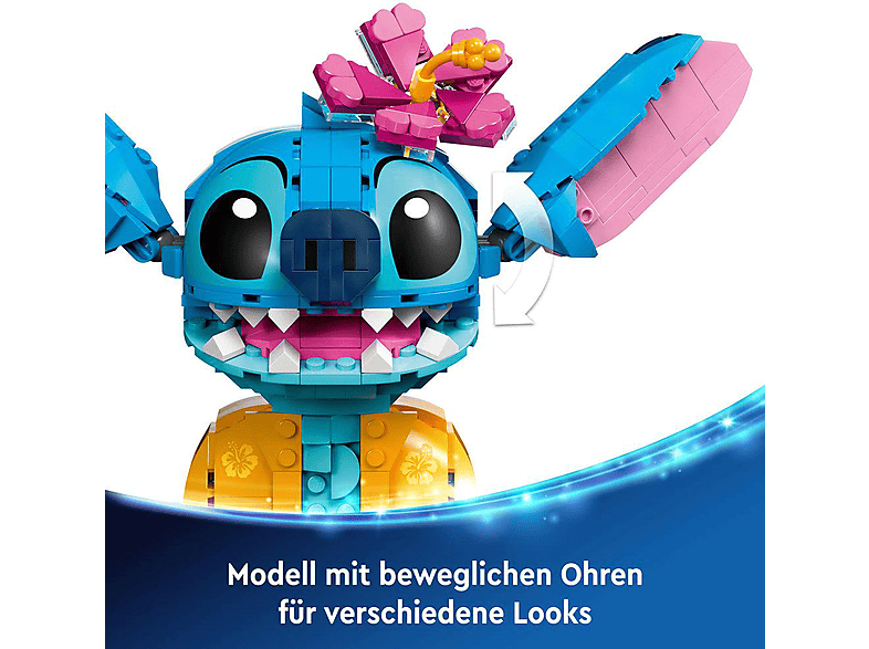 LEGO Disney Classic 43249 Stitch Bausatz, Mehrfarbig