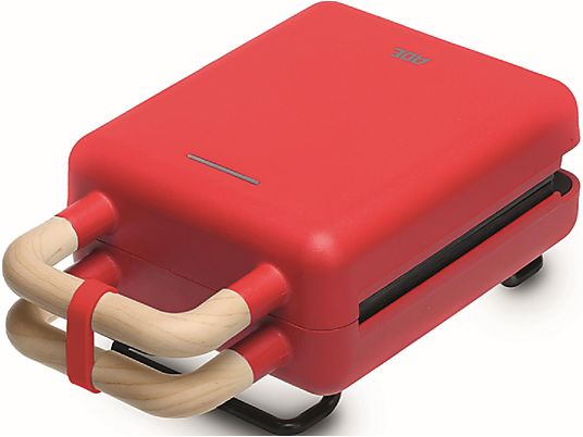 ADE KG2138-2 - Gaufrier avec appareil à sandwich
 (Rouge)