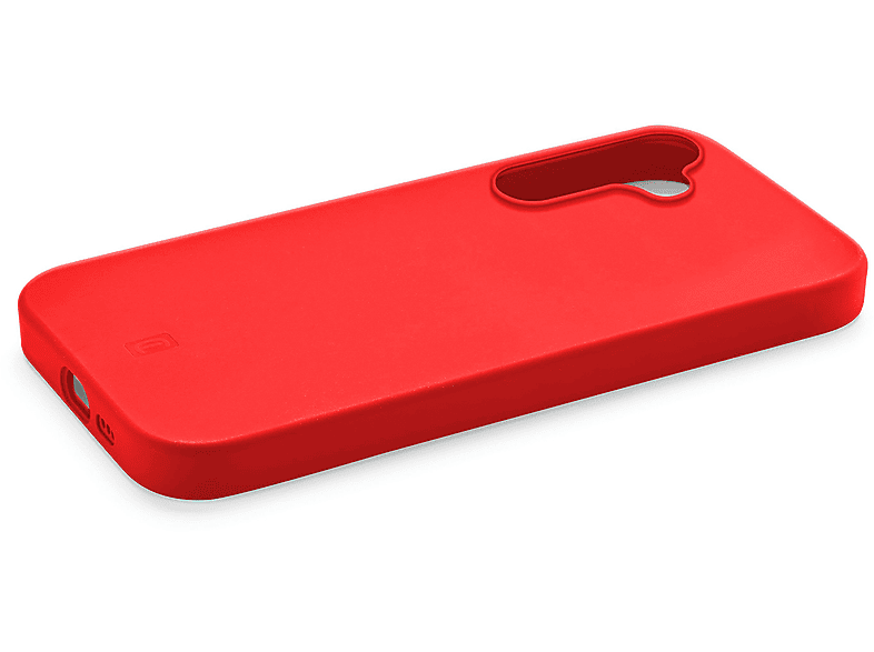 Cellularline Custodia in gomma, Cover per Galaxy A55,Rosso