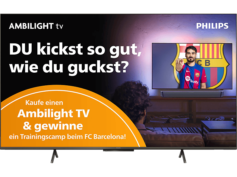 PHILIPS 55PUS8108/12 4K LED Ambilight TV (Flat, 55 Zoll / 139 cm, UHD ...
