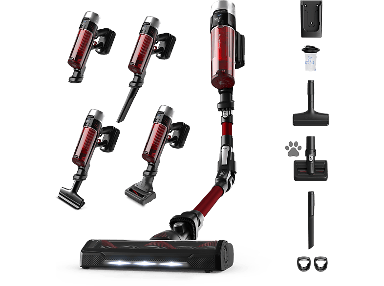 Aspirador Vertical ROWENTA X-Force Flex 9.60 Aqua RH20C0WO (100 Air Watts -  Autonomia 45 min - Aspira e Lava)