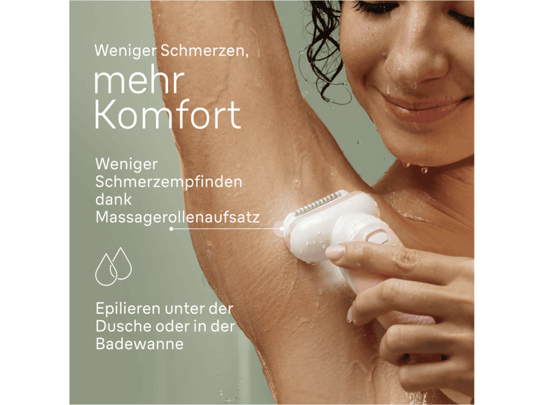 Braun Silk-épil 9, Epilierer mit schwenkbarem Kopf, Wet&Dry — Foto 4 von 5