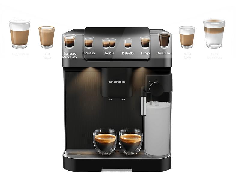 GRUNDIG KVA 7230 Delisia Coffee Entegre Süt Hazneli Tam Otomatik Espresso Makinesi_2