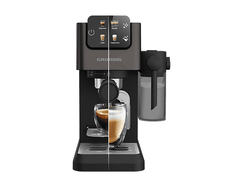 GRUNDIG KSM 5330 Delisia Coffee Entegre Süt Hazneli Yarı Otomatik Espresso Makinesi