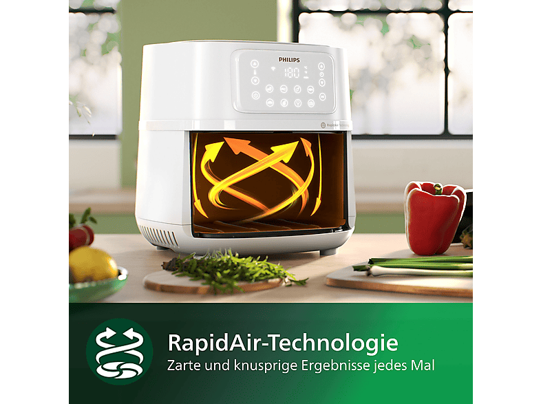 Thumbnail - PHILIPS HD9285/00 Connected Airfryer XXL Series 5000 7.2L Heißluftfritteuse