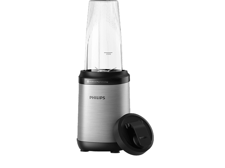 PHILIPS HR2764/00 5000 Series ProBlend Plus-Messer Standmixer Edelstahl/Schwarz (800 Watt, 0.7 l)
