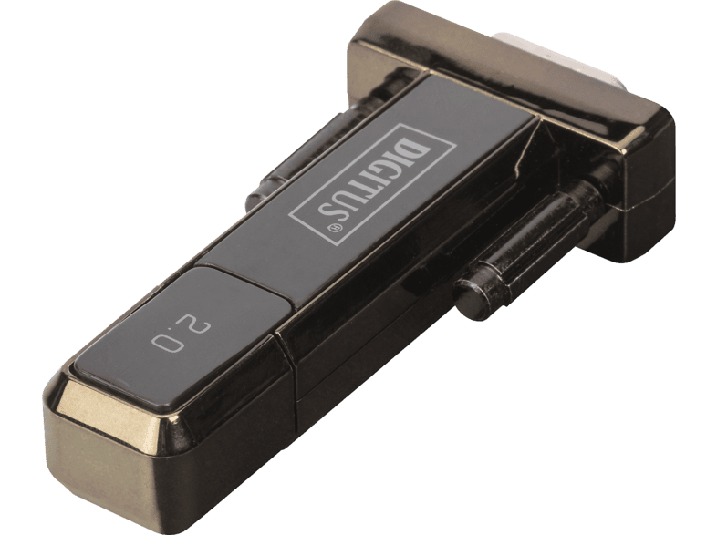 DIGITUS USB 2.0 Seriell-Adapter for Business, Schwarz; Seriell-Adapter----Seriell-Adapter — Foto 2 von 2