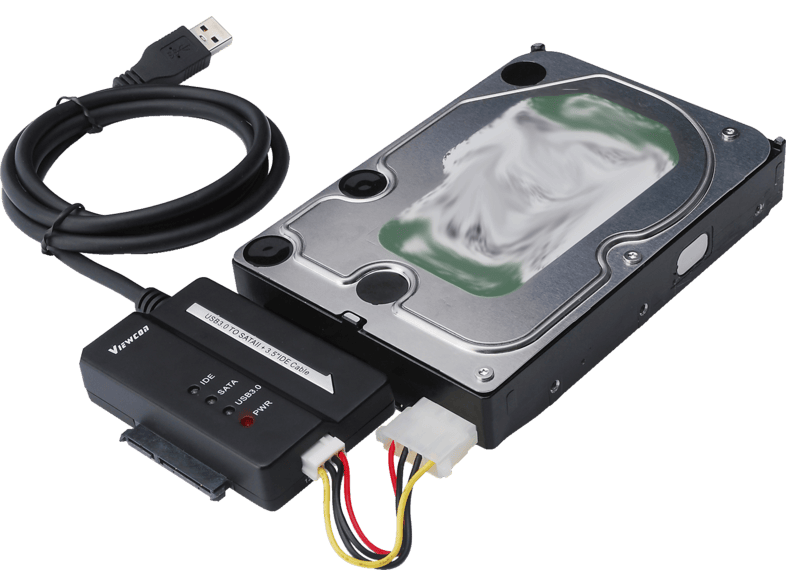 DIGITUS USB 3.0 IDE & SATA-Kabel for Business, Schwarz; IDE Adapter----IDE Adapter — Foto 2 von 2
