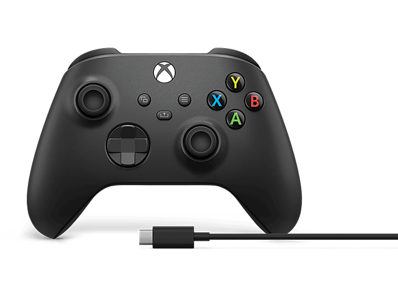 Mando Xbox - Microsoft Xbox, Bluetooth + Cable USB-C, Negro