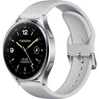 Smartwatch - Xiaomi Watch 2, AMOLED, Bluetooth, GPS Dual de 5 sistemas, 150 modos fitness, Plata