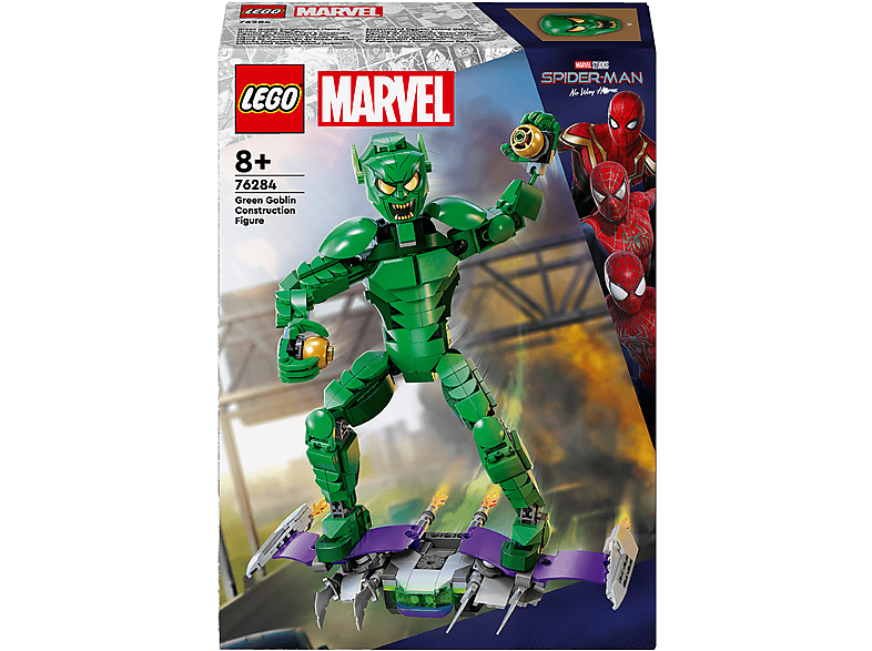 LEGO Marvel 76284 Green Goblin Baufigur Bausatz, Mehrfarbig
