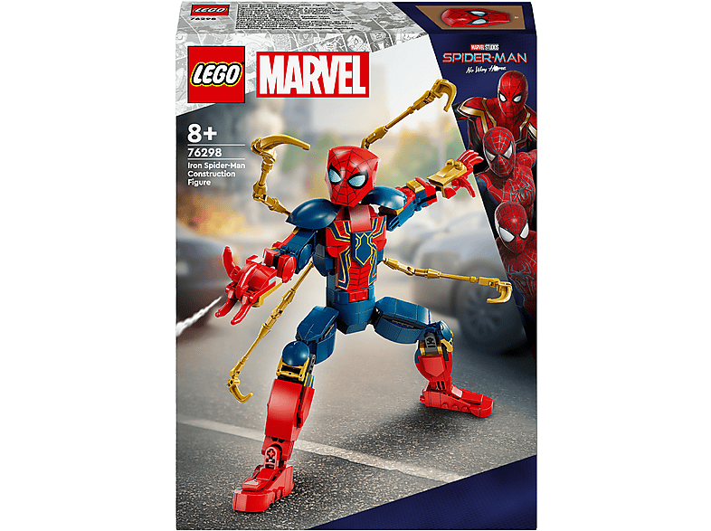 LEGO Marvel 76298 Iron Spider-Man Baufigur Bausatz, Mehrfarbig