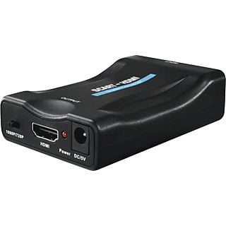 Convertidor - Hama 00121775, Euroconector a HDMI™, Negro