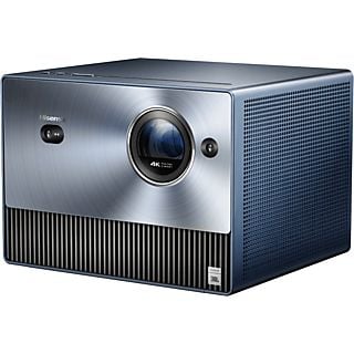Mini proyector - Hisense C1, 65"-300" ajustable, Fuente Láser Trichroma, UHD 4K, Smart TV, Plata