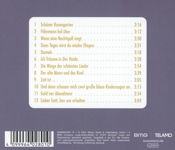 Ein CD-Cover mit Trackliste deutscher Lieder.