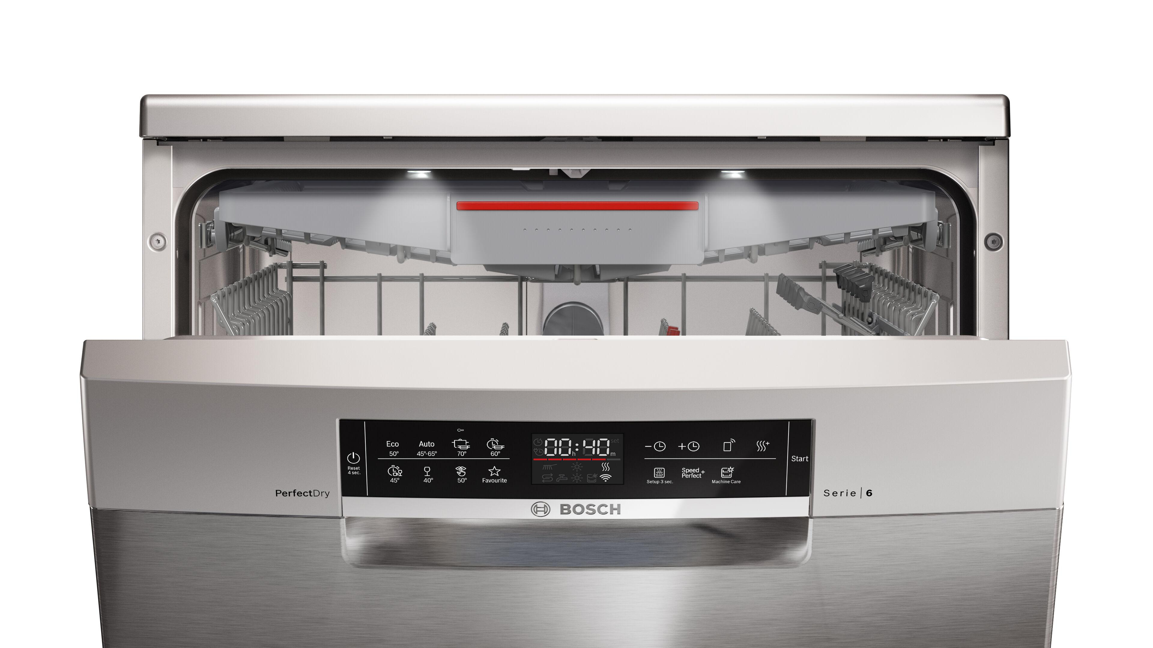 BOSCH SMS6ZCI49E Serie 6 Geschirrspüler (unterbaufähig, 600 mm breit, 42 dB (A), C)