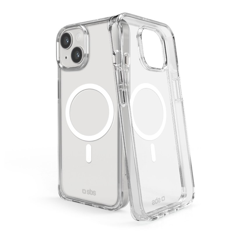 Transparente iPhone-Hülle mit MagSafe-Ring, zeigt zwei Hüllen.