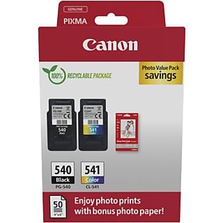 CANON PG-540/CL-541 + 50-pack fotopapier  Multicolor