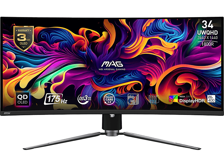 MSI Gaming Monitor Mag 341cqp 34