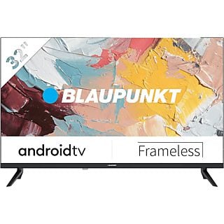 TV LED 32" -  Blaupunkt BA32H4382QEB , HD-ready, Smart TV, 720p, Android TV, Negro