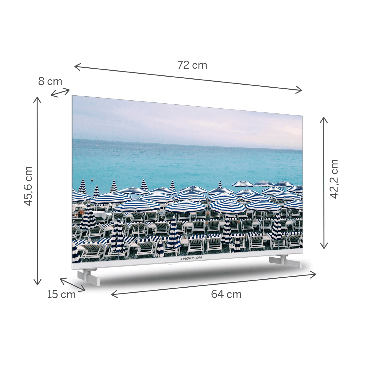 TV LED 32" | Thomson 32HD2S13W, HD, Quad Core MSD3663LSA-SW ...