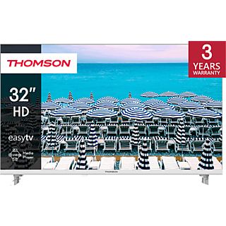 TV LED 32" - Thomson 32HD2S13W, HD, Quad Core MSD3663LSA-SW, Sintonizador triple, Blanco