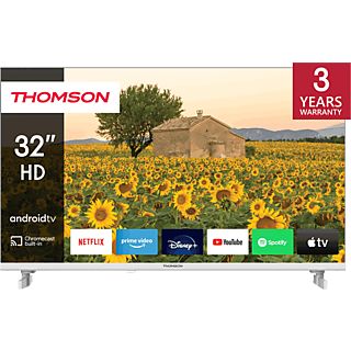 TV LED 32" - Thomson 32HA2S13W, HD, ARM CA55 Quad core, Smart TV, Blanco