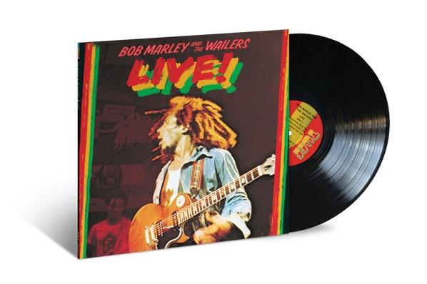 Bob Marley and the Wailers album borítója, fekete bakelit lemez.