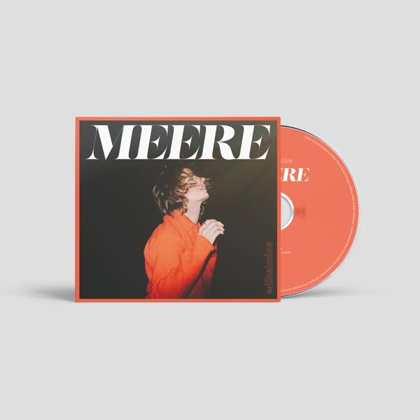 Albumcover mit nach oben blickender Frau. Titel: MEERE. CD rechts.
