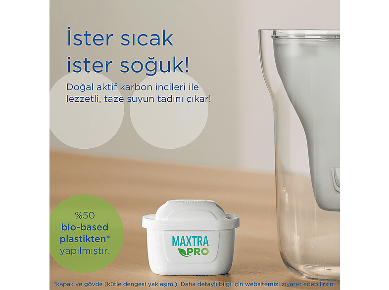 BRITA Maxtra Pro Altılı Filtre Kartuşu Su Arıtma Sürahi Filtresi_1