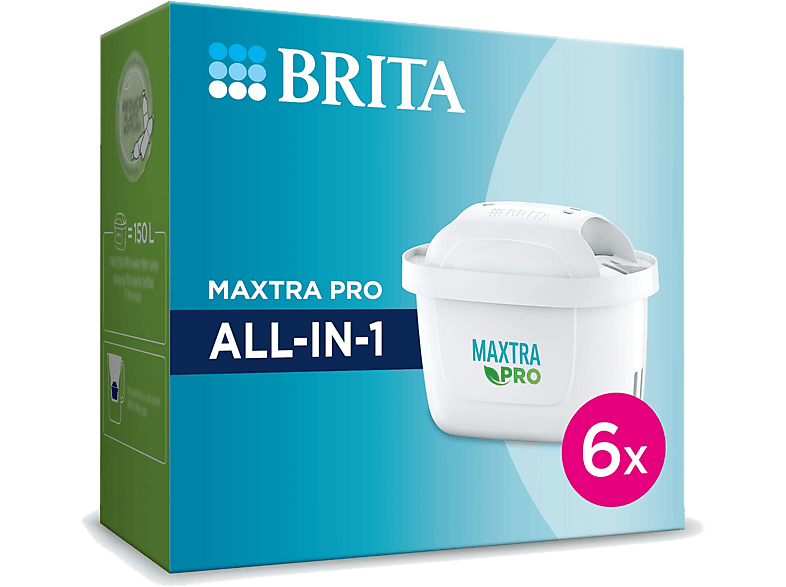 BRITA Maxtra Pro Altılı Filtre Kartuşu Su Arıtma Sürahi Filtresi