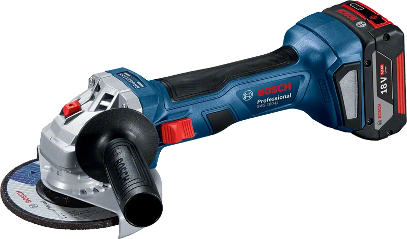 BOSCH PROFESSIONAL GWS 180-LI(125) Akkumulátoros sarokcsiszoló, 18V, akku és töltő nélkül (06019H9020), kék
