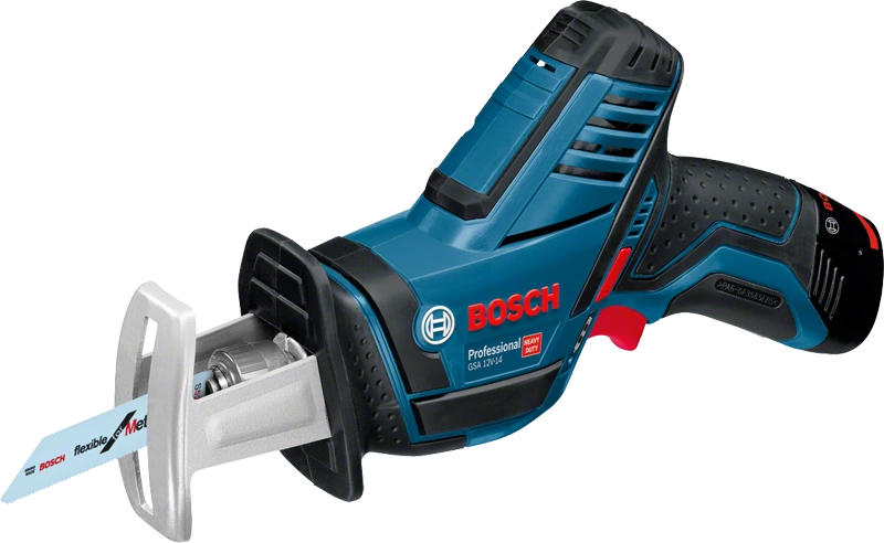 BOSCH PROFESSIONAL GSA 12V-14 Akkumulátoros szablyafűrész, 12V, akku és töltő nélkül (060164L902), kék