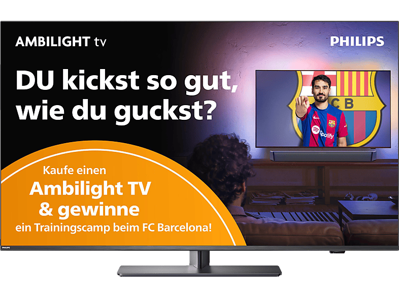 PHILIPS 65PUS8808/12 4K LED Ambilight TV (Flat, 65 Zoll / 164 cm, UHD ...