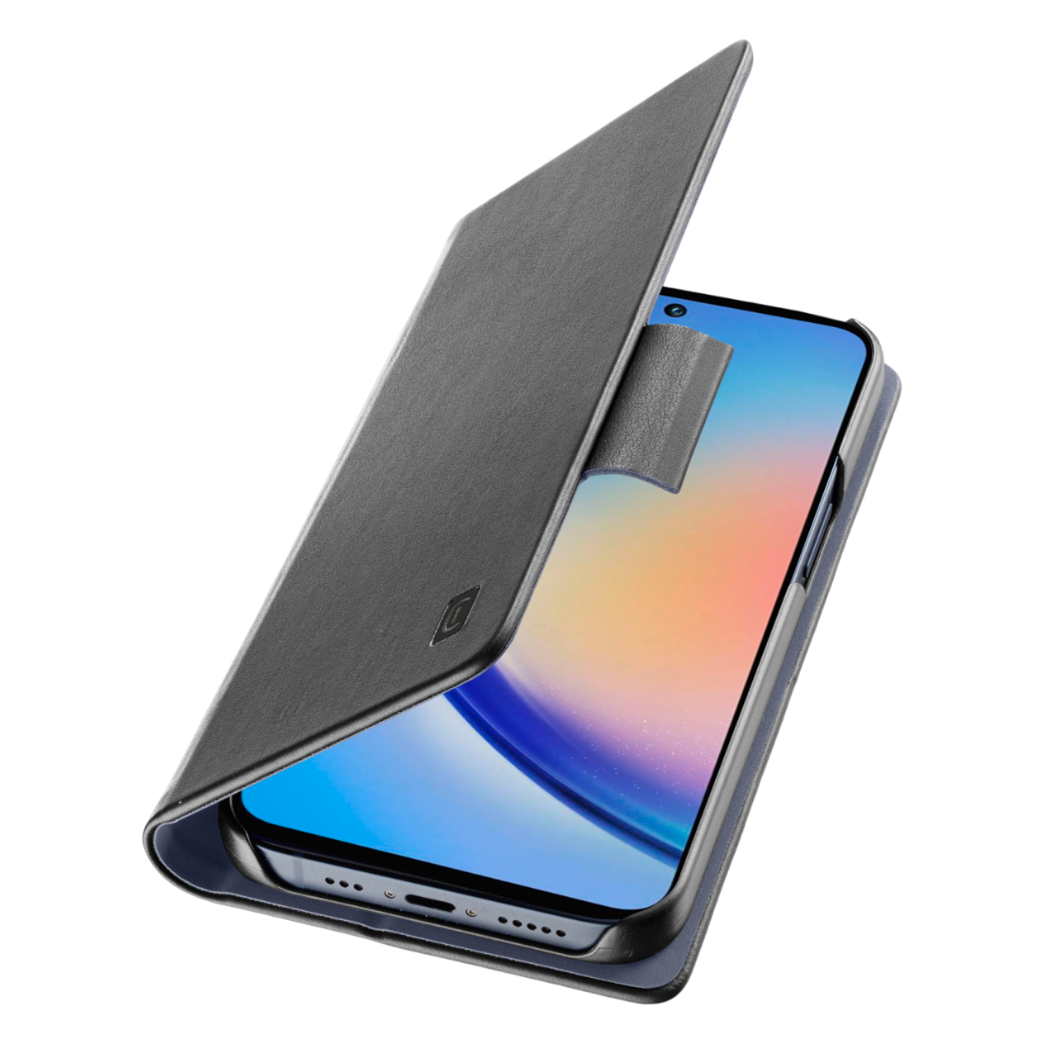 Cellularline Book Telefoonhoesje Voor Samsung Galaxy A35 Zwart