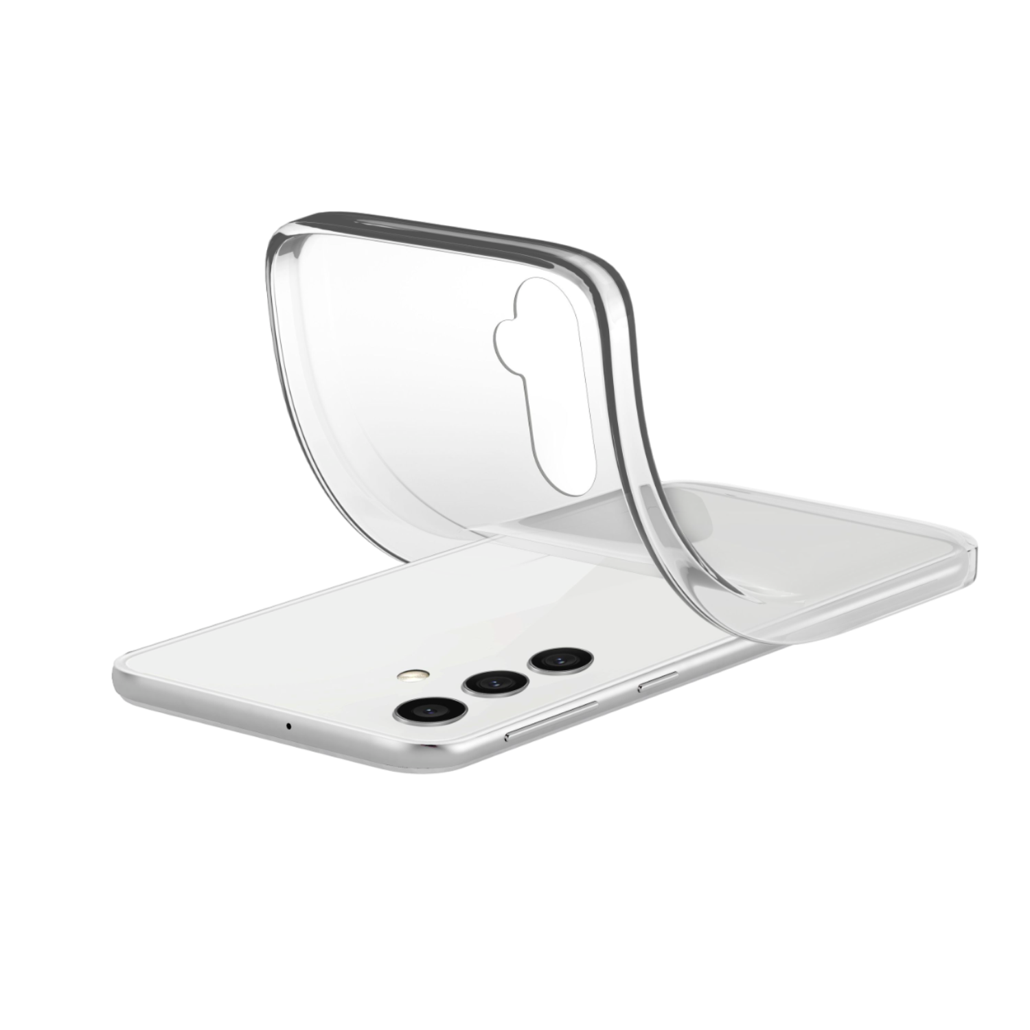 CELLULARLINE Soft Telefoonhoesje voor Samsung Galaxy A35 Tranparant afbeelding