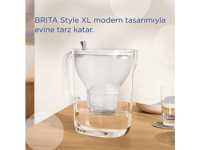 BRITA Style XL 3.6 L Filtreli Sürahi Pro Gri_1