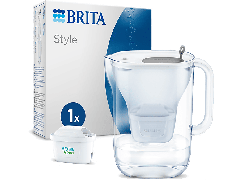 BRITA Style XL 3.6 L Filtreli Sürahi Pro Gri