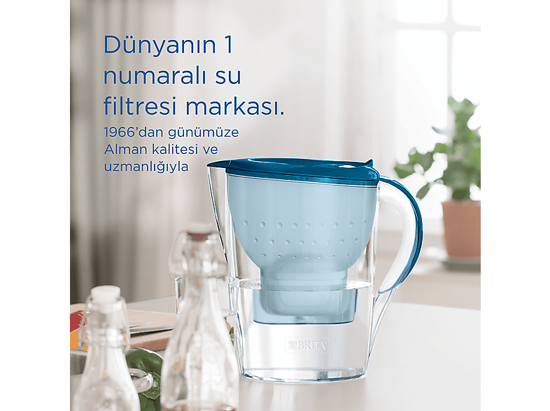 BRITA Marella XL 3.5 L Filtreli Sürahi Pro Mavi_5