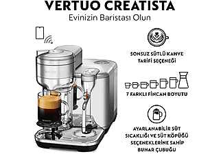 NESPRESSO Vertuo Creatista Pro Kapsüllü Kahve Makinesi Metalik_1