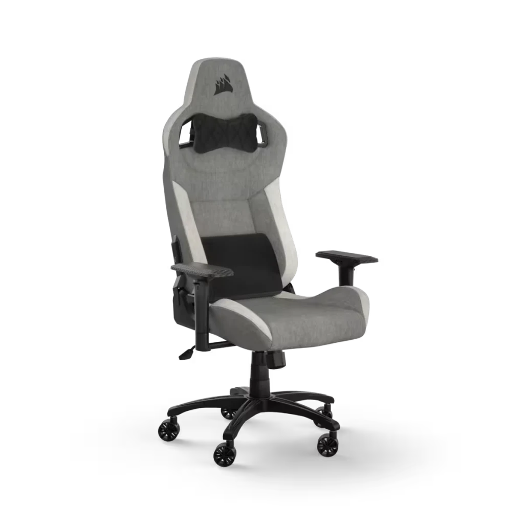 CORSAIR T3 Rush 2023 gaming szék, szövet, szürke-fehér (CF-9010058-WW)