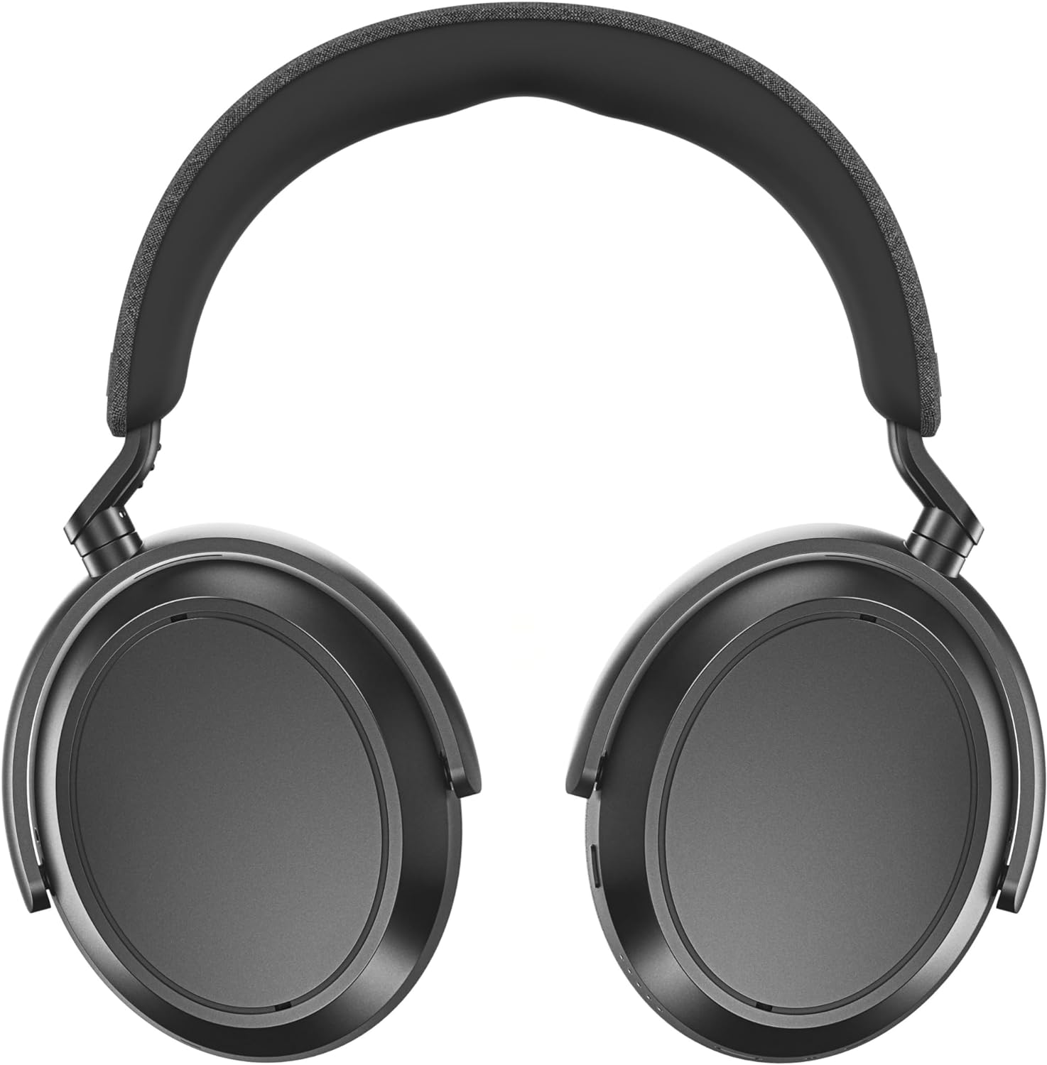Auriculares circumaurales grises, con diadema y auriculares negros.
