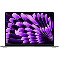 MediaMarkt APPLE MacBook Air (2024) Spacegrijs - 13.6 inch - Apple M3 10-core GPU - 24 GB - 512 GB aanbieding
