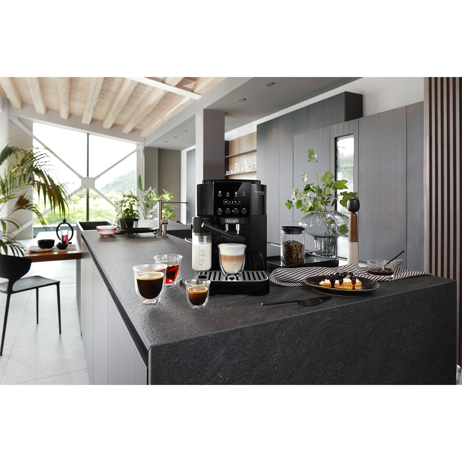 DL-PRO CARAFFA LATTE con coperchio per DeLonghi 5513296641 ECAM 23 24