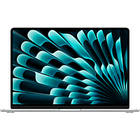 MediaMarkt APPLE MacBook Air (2024) Zilver - 15.3 inch - Apple M3 10-core GPU - 8 GB - 256 GB aanbieding