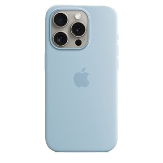Apple Funda de silicona con MagSafe para el iPhone 15 Pro, Azul claro