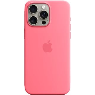 Apple Funda de silicona con MagSafe para el iPhone 15 Pro Max, Rosa