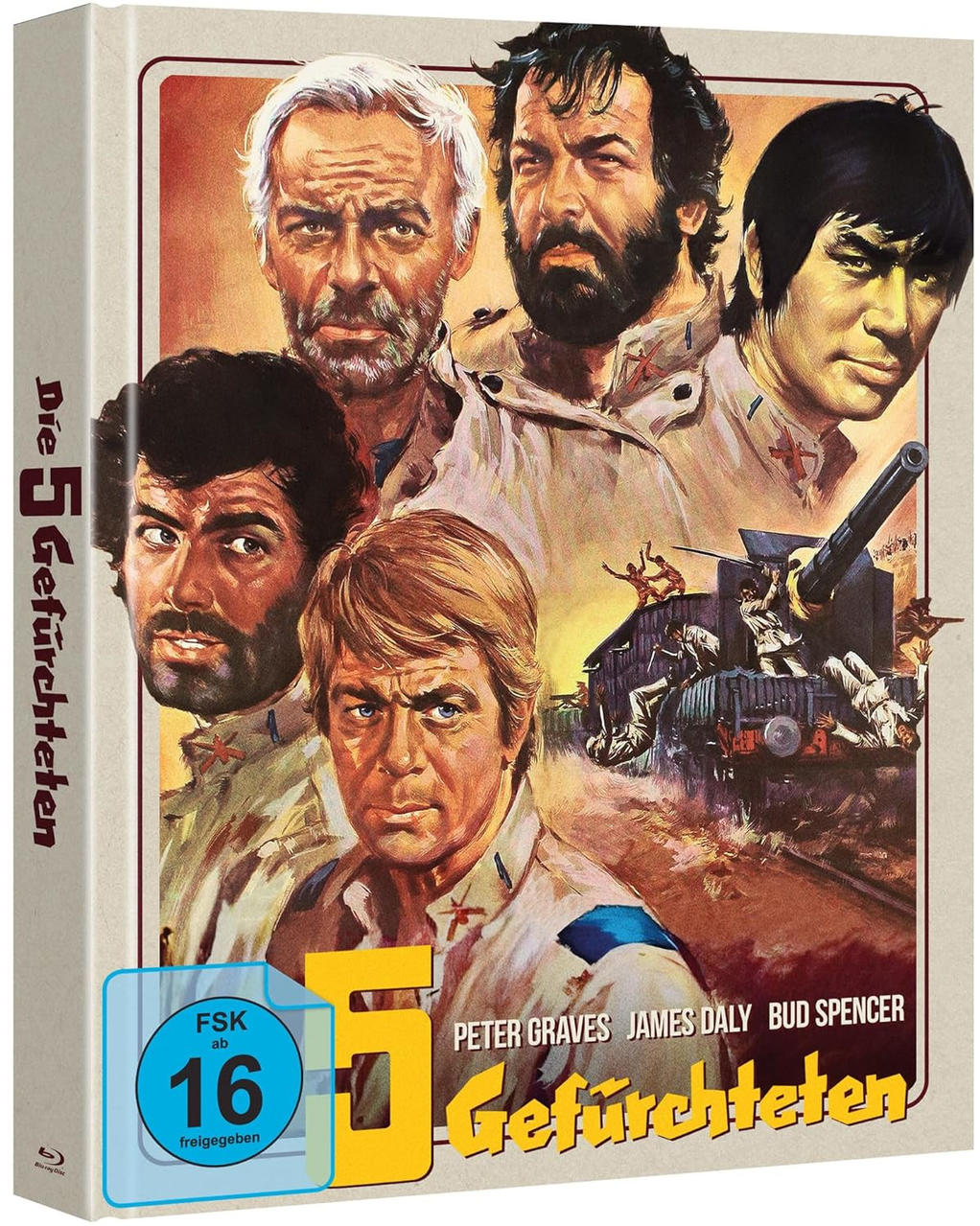 DVD-Hülle mit einer Gruppe von Männern in Militäruniform und einem Filmtitel auf Deutsch.