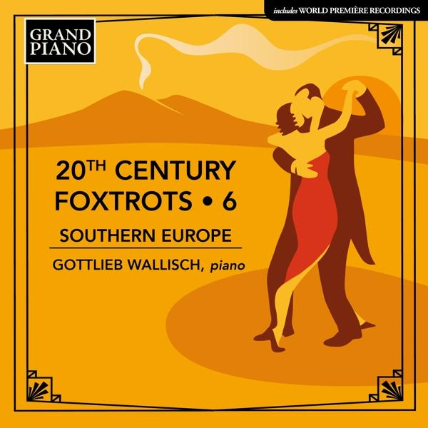 Albumcover mit tanzendem Paar. Gold- und Orangetöne. Titel: 20th Century Foxtrots.